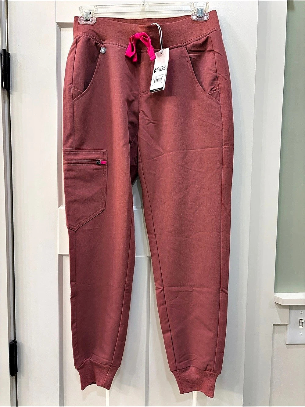 FIGS Zamora 2.0 Jogger Pants in Mauve Size XXS Petite NWT